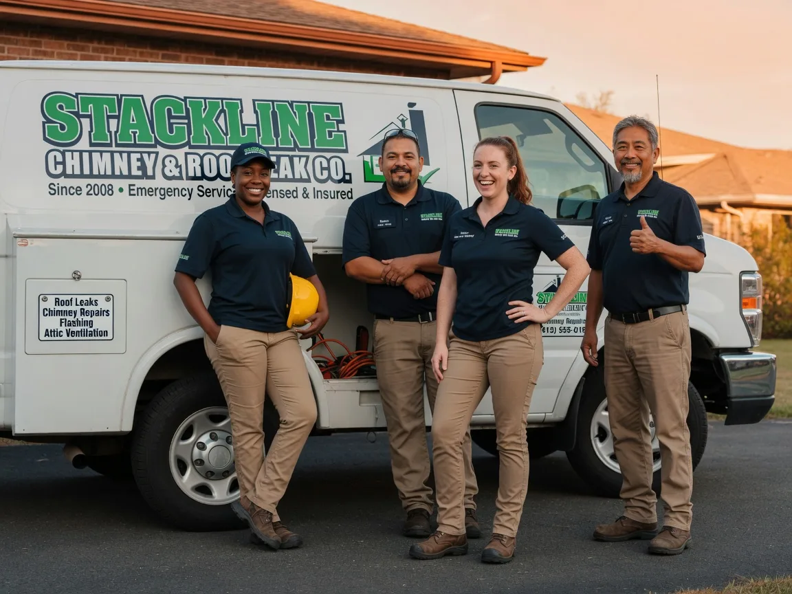Chimney flashing repair company in Oklahoma City, OK